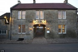 Cheers: The Talbot Inn at Mells, Somerset, won the title of Pub-With-Rooms of the Year
